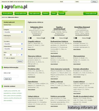 Ogłoszenia rolnicze