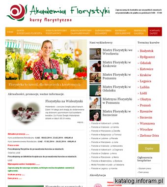 Akademia Florystyki, kursy florystyczne