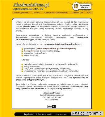 Pisanie prac ze wszystkich kierunków