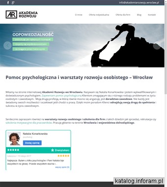 AKADEMIA ROZWOJU Rozwój osobisty Wrocław