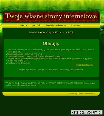 Twoje własne strony internetowe