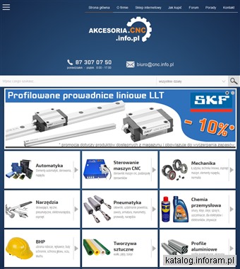 Sterowanie maszyn CNC - akcesoria.cnc.info.pl