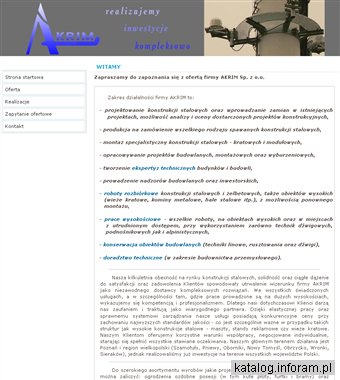 AKRIM - konstrukcje stalowe