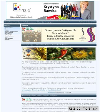 Stowarzyszenie Aktywni dla Świętochłowic - www.aktywnidlaswietochlowic.pl - News