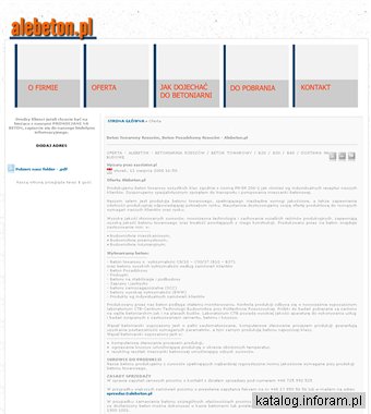 Alebeton.pl - Producent Betonu Rzeszów