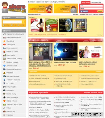 Alegromaniak.pl - darmowe ogłoszenia