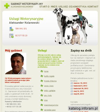 Gabinet Weterynaryjny Aleksander Kolanowski