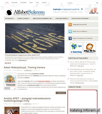 AlfabetSukcesu.pl - Twoje ABC rozwoju osobistego