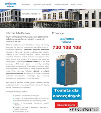 Wywóz śmieci i gruzu Warszawa - Alfa Partner