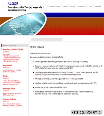 ALGOR - Pracujemy dla Twojej wygody i bezpieczeństwa