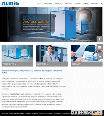 Sprężarki powietrza - Almig