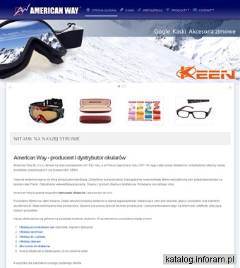 Dystrybutor okularów przeciwsłonecznych - www.americanway.com.pl