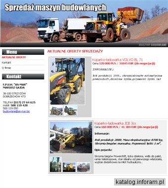 Sprzedaż maszyn budowlanych