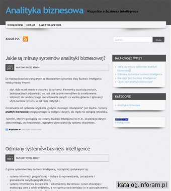 Analityka biznesowa - wszystko o business intelligence