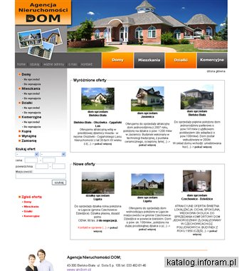 Agencja nieruchomosci DOM biuro Bielsko-Biała
