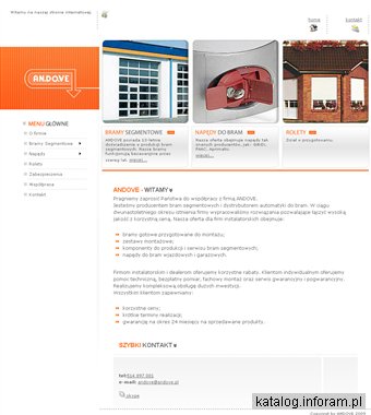 Andove - serwis bram