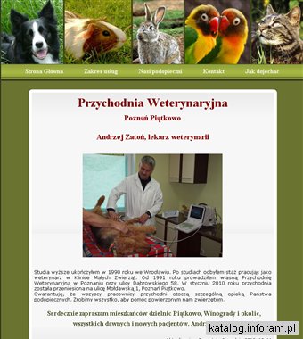 Weterynarz Poznań Piątkowo