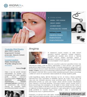 Angina - przydatne informacje