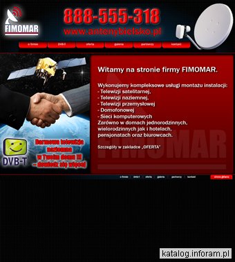 FIMOMAR Montaż instalacji telewizji satelitarnej i naziemnej