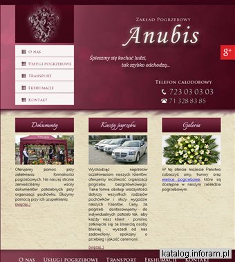 ANUBIS pogrzeby Wrocław
