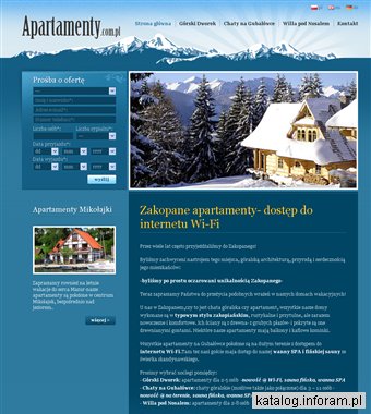 Apartamenty w zakopanem