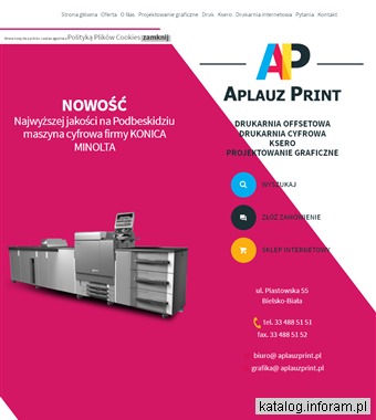 APLAUZ PRINT Drukarnia internetowa Bielsko