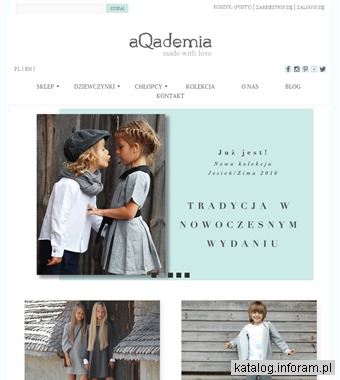 Odzież dziecięca elegancka - aqademia.eu