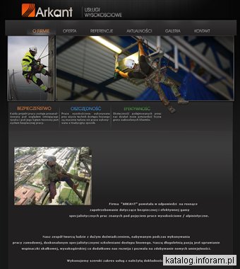 Prace, usługi wysokościowe - www.arkant.pl
