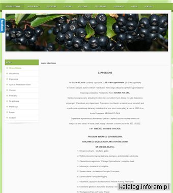 Uprawa aronii czarnoowocowej - aronia melanocarpa