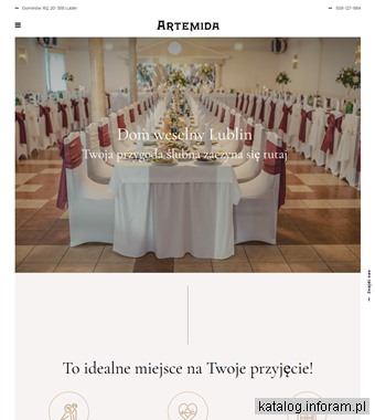 Sala weselna - artemida.lublin.pl