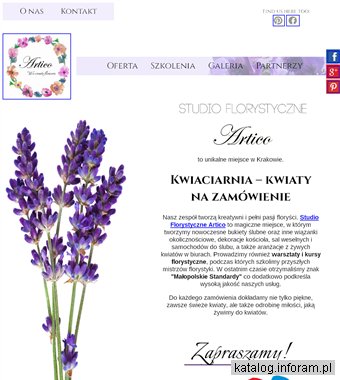 ARTICO Kwiaty na zamówienie Kraków