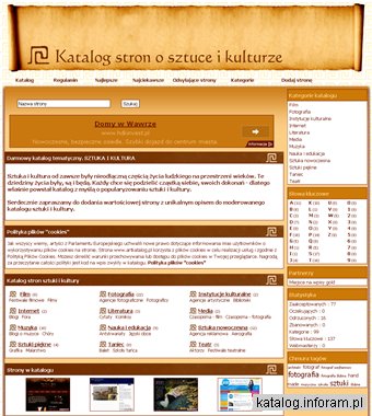 Katalog tematyczny o sztuce