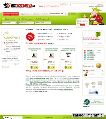 ARTONERY.pl - tonery i części do kopiarek i drukarek