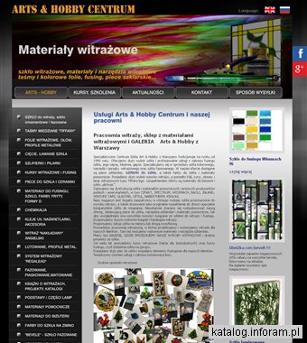 ARTS & HOBBY witraż wzory