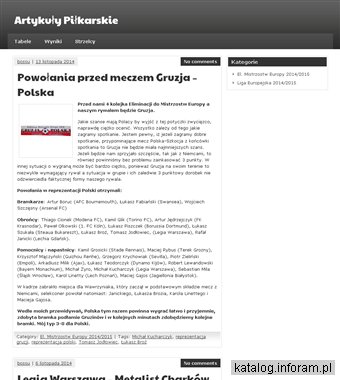 Piłka nożna - blog sportowy