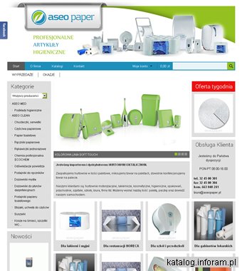 ASEO PAPER dozowniki do mydła