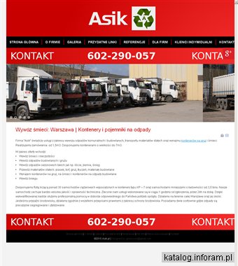 ASIK śmieci Warszawa