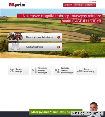 Asprim - sprzedaż maszyn rolniczych i serwis