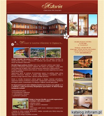 Ośrodek wczasowy Astoria - Dąbki nad morzem