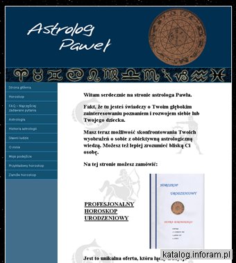 Astrologia - horoskop urodzeniowy