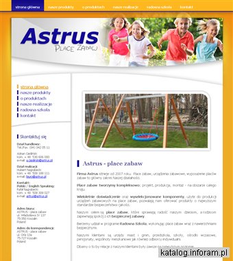 ASTRUS place zabaw