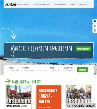 Agencja turystyczna - ATAS