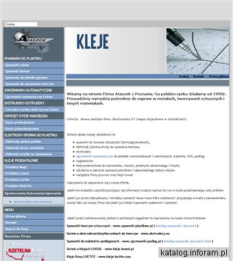 Ataszek - narzędzia do metali, tworzyw sztucznych