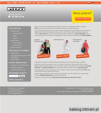 Odzież robocza BHP - Atest