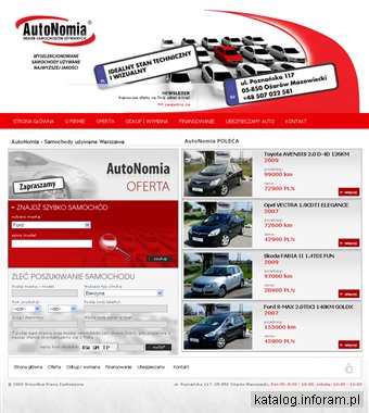 Używane samochody Warszawa - auto-nomia.pl