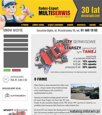RADEX-EXPERT lakiernik samochodowy Szczecin