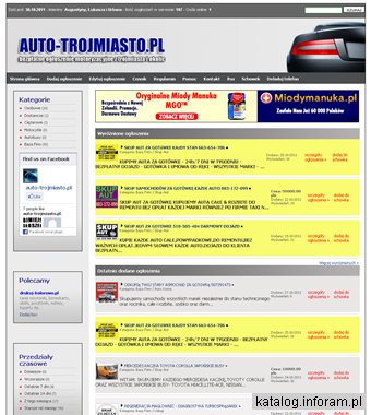 auto-trojmiasto.pl - darmowe ogłoszenia motoryzacyjne z trójmiasta.