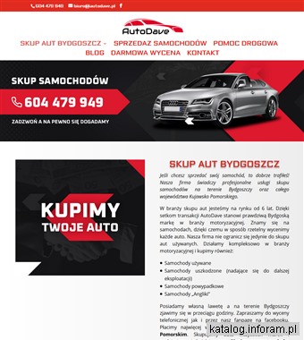 Skup samochodów Bydgoszcz - AutoDave
