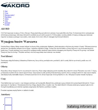 Wynajem busa Warszawa