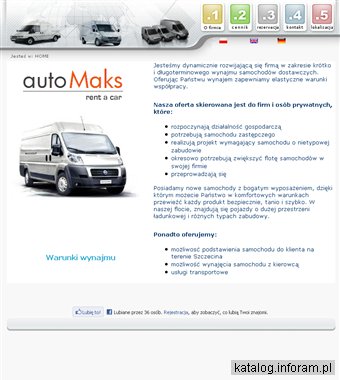 Automaks - wypożyczalnia samochodów dostawczych w Szczecinie